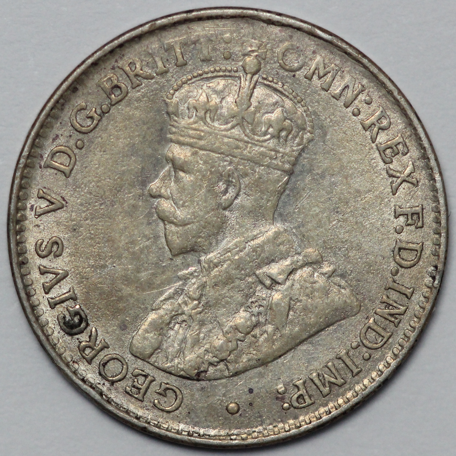 Australia 1926 George V Threepence 3D Sterling Silver Coin - Imperial ...