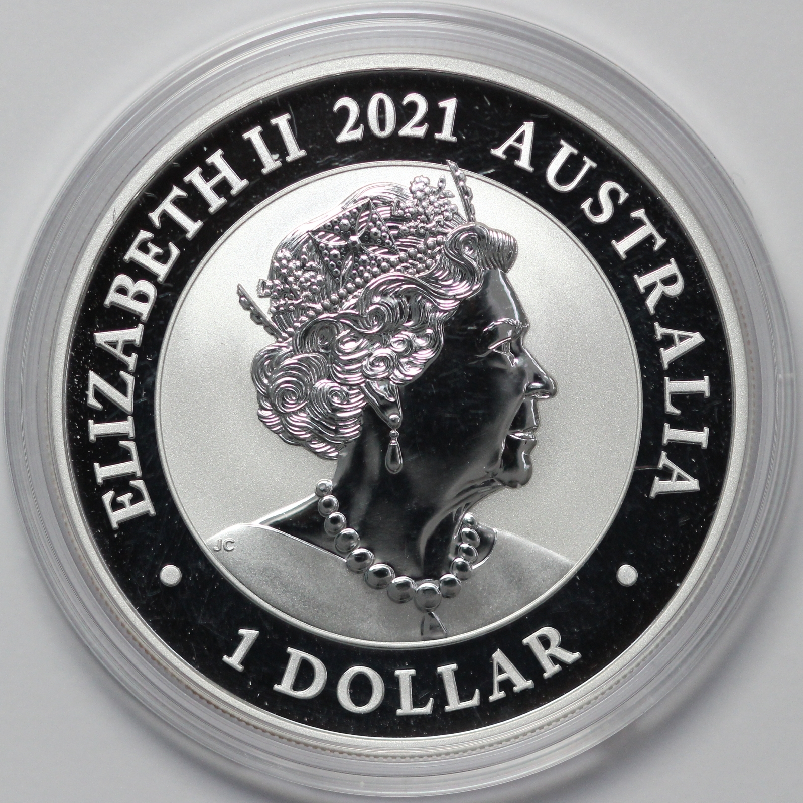 Australia 2021 $1 1oz 9999 Silver Australian Swan Bullion Coin Perth ...