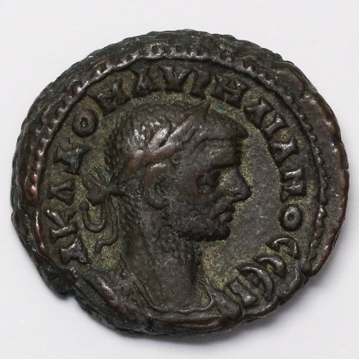 Ancient Roman Provincial Egypt Alexandria Aurelian BI Tetradrachm AD 273/4 Eagle - Image 2