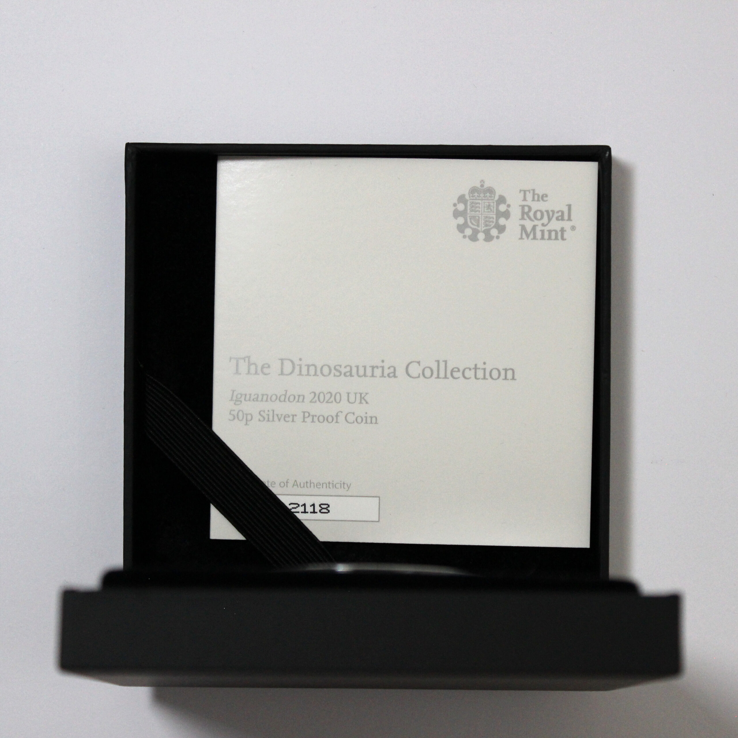 United Kingdom 2020 Iguanodon 50p Fifty Pence Silver Proof Coin - Image 3