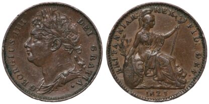 1823 Farthing George IV