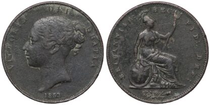 Great Britain 1853 Penny