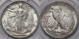 1943-S 50C PCGS MS64