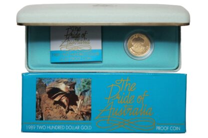 1989 $200 Gold Proof Pride of Australia