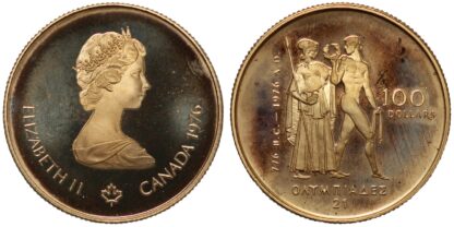 Canada 1976 Olympic Proof Gold Coin