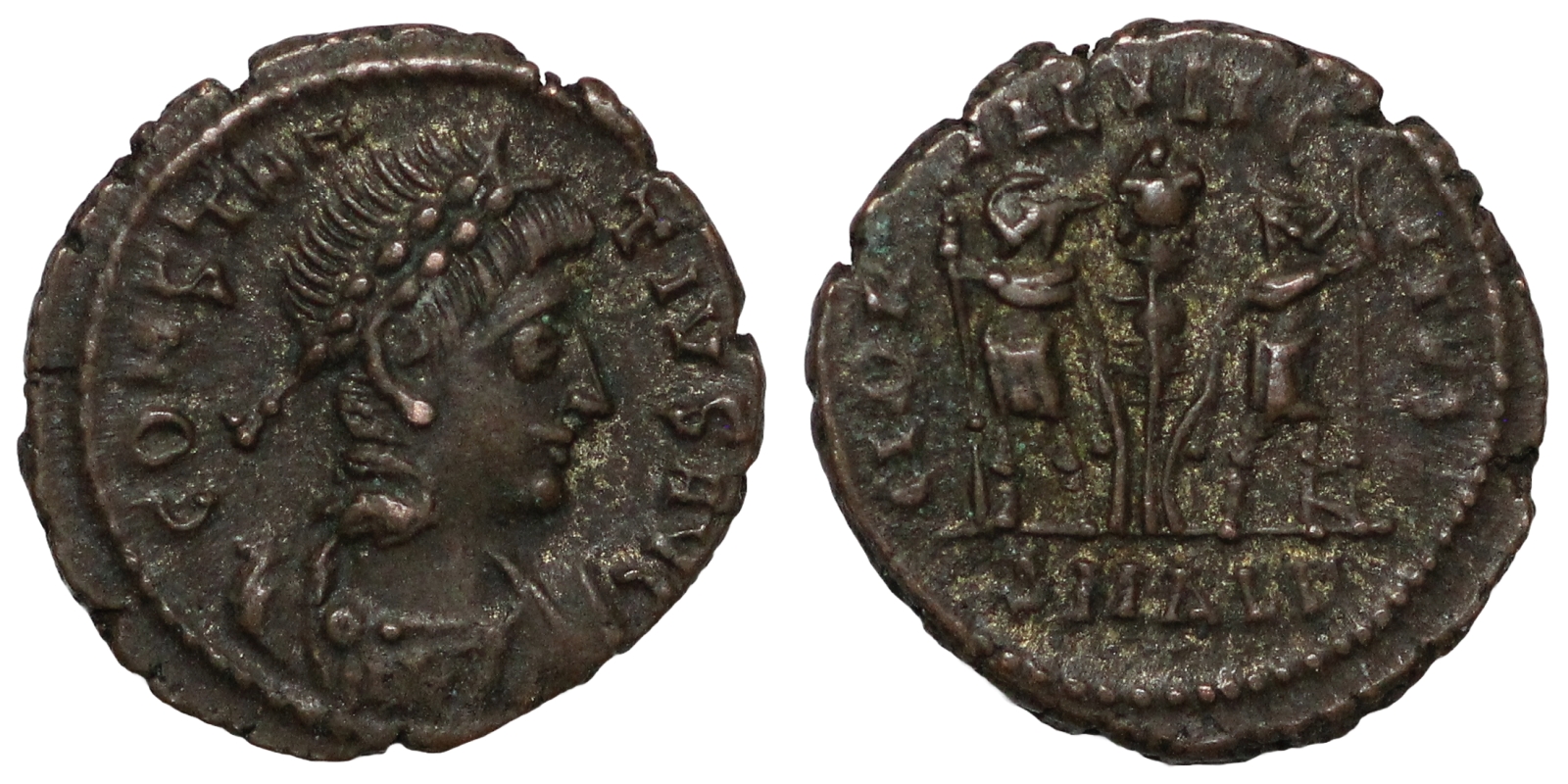 Ancient Roman Imperial Coin Constantius II AD 340 Æ Alexandria Mint One ...