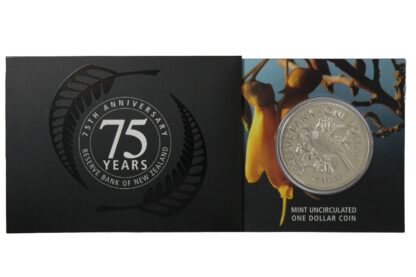 New Zealand 2009 $1 75th Anniversary Reserve Bank