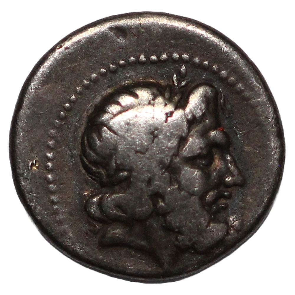 Ancient Greek Silver Coin Achaean League Lakedaimon/Sparta AR Hemidrachm 175-168 BC Very Rare - Image 2