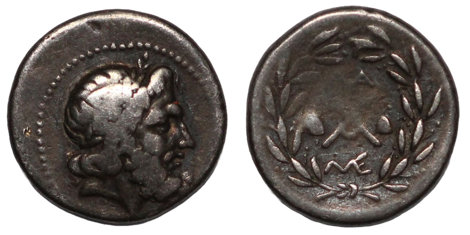 Achaean League Lakedaimon Sparta Hemidrachm