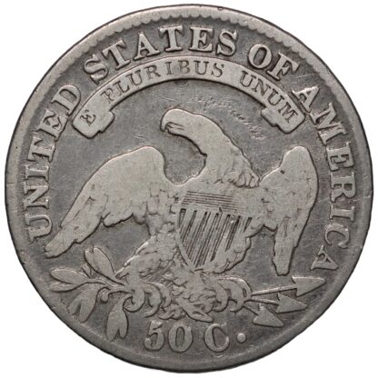 United States USA 1833 Capped Bust Lettered Edge Half Dollar 50C Silver Coin - Image 3