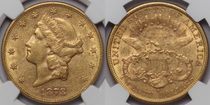 1878-S Double Eagle NGC AU55