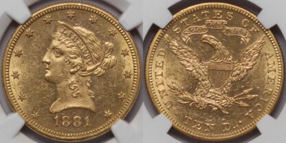 1881 Eagle NGC MS61