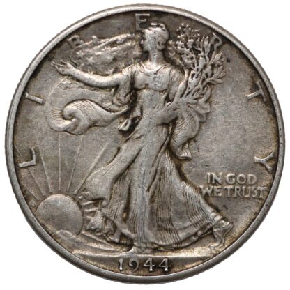 United States 1944-S Walking Liberty Half Dollar 25C San Francisco Silver Coin - Image 2