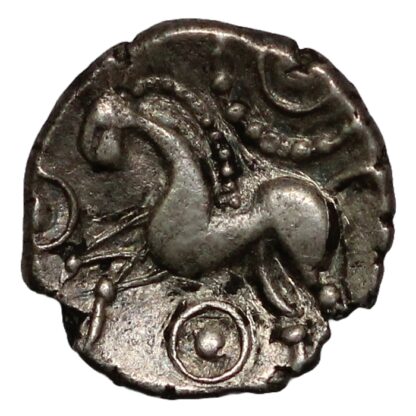 Ancient British Celtic Coin Corieltauvi 50-30 BC AR Unit Boar/Horse Left - Image 3