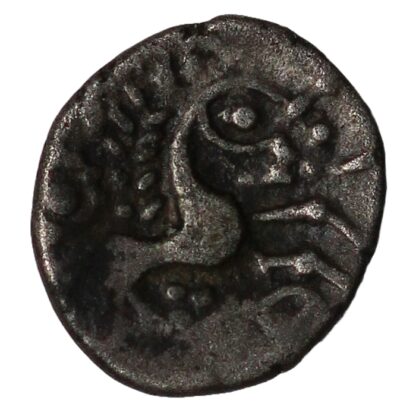 Ancient British Celtic Coin Iceni Antedios AD 10-30 AR Unit Double Crescent/Horse - Image 3