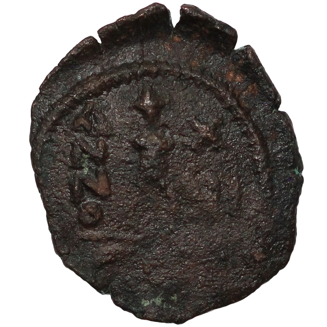 Ancient Byzantine Coin Justinian I Æ Decanummium RY13 (AD 539/40) Constantinople - Image 3