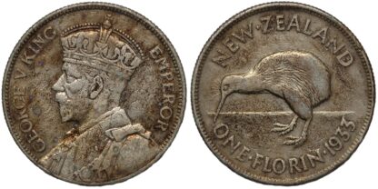 New Zealand 1933 Florin