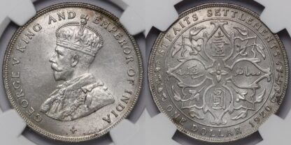 Straits 1920 Dollar NGC MS63
