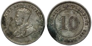 Straits 1926 10 Cents