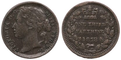 1878 One-Third Farthing