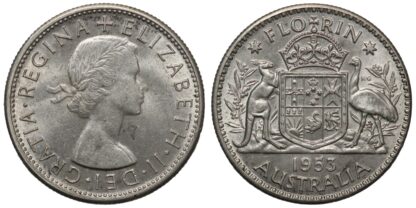 1953 Florin Large Denticles