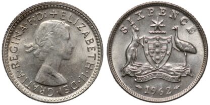 1962 Sixpence