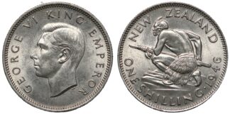 New Zealand 1946 Shilling