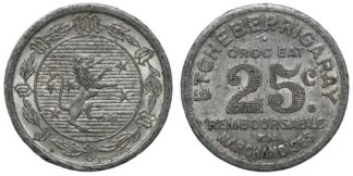 France 25 Centimes Merchant Token