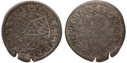 Wurttemberg 1694 2 Kreuzer