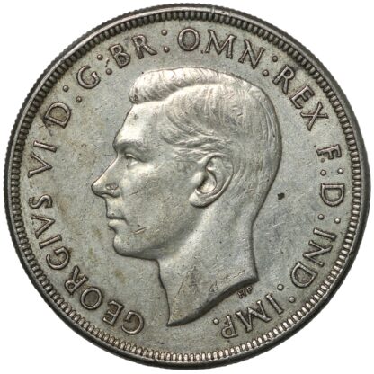 Australia 1937 Crown George VI Sterling Silver Coin - Image 2