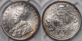 India British 1919(B) Rupee PCGS MS63