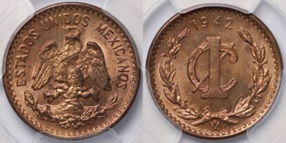 Mexico 1942-Mo Centavo MS65RD