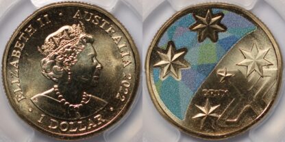 2022 $1 Great Aussie Coin Hunt - 'X' Crux MS66