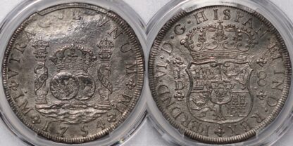 Peru 1754 8R PCGS AU Details