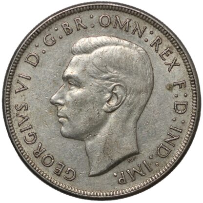 Australia 1937 Crown George VI Sterling Silver Coin - Image 2