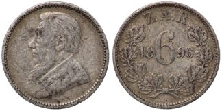 South Africa 1896 6d