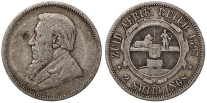 South Africa 1897 2 Shillings