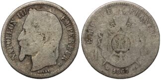 1867-K 1 Franc