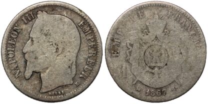 1867-K 1 Franc