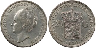 Netherlands 1930 2-1/2 Gulden