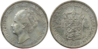 Netherlands 1938 2-1/2 Gulden