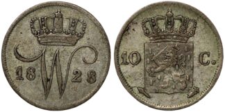 Netherlands 1828 10 Cents