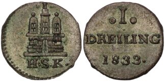 Hamburg 1833 1 Dreiling