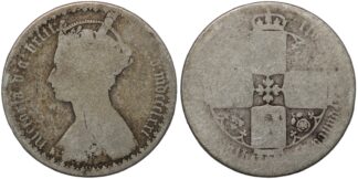 1871 Gothic Florin Die 35