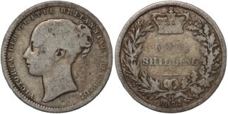 1872 Shilling Die Number 56