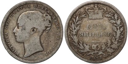 1872 Shilling Die Number 56