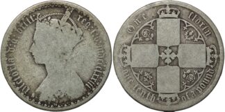 1873 Gothic Florin Die 14