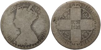 1873 Gothic Florin Die 188