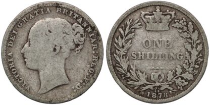 1878 Shilling Die Number 44