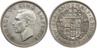 New Zealand 1942 Halfcrown